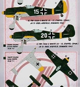 Focke Wulf Fw 190 A-3 Escuadrilla Azul