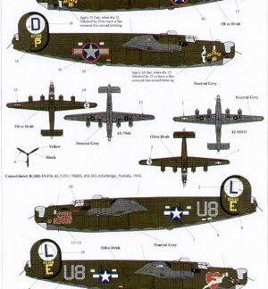 B-24H Liberators, 8th Air Force