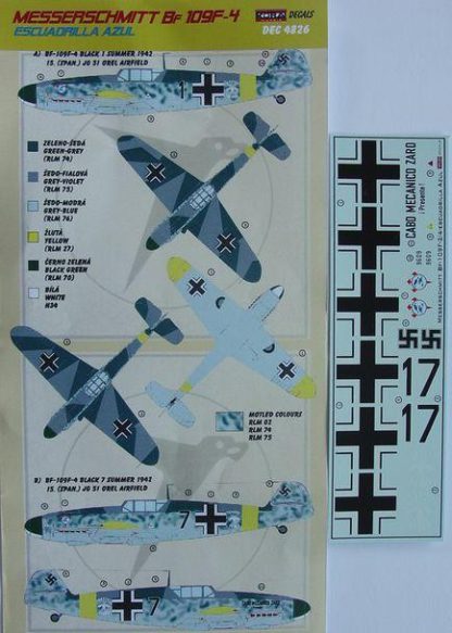 Messerschmitt Bf 109 F4 Escuadrilla Azul