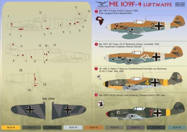 Me 109 F-4 Luftwaffe