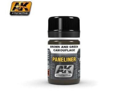 Paneliner Brown and Green Camouflage