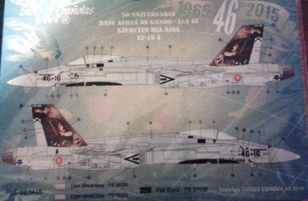 50 Años Ala 46 Gando EF-18A
