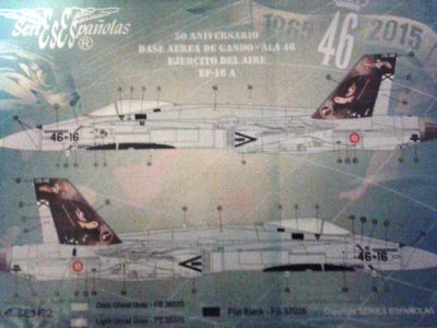 50 Años Ala 46 Gando EF-18A