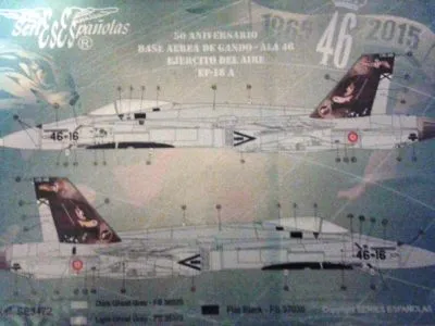 50 Años Ala 46 Gando EF-18A