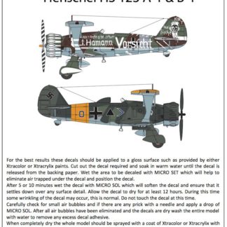 1/48 Henschel Hs-123A-1 & B-1