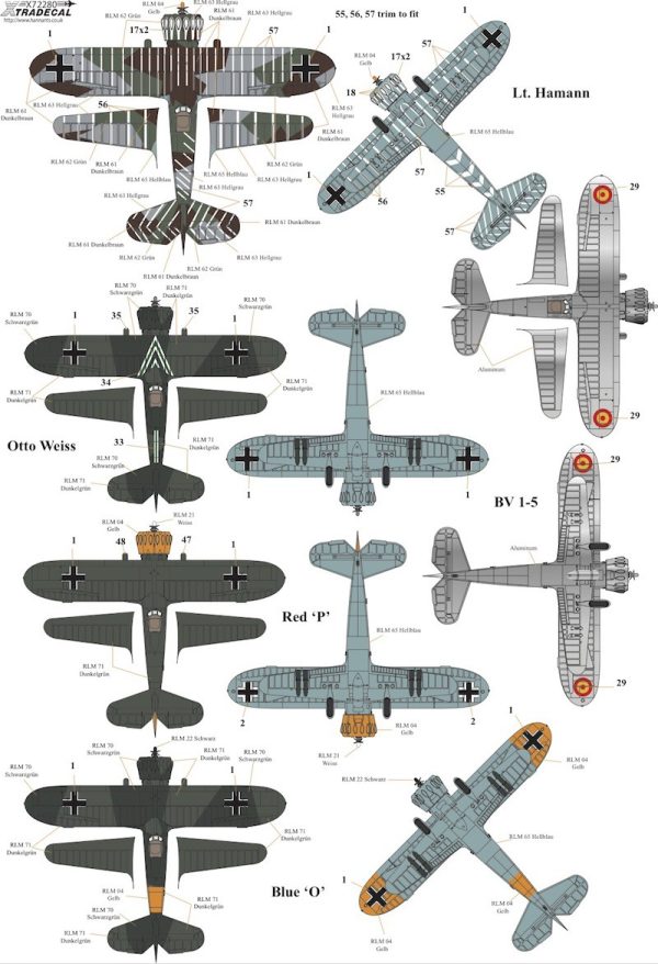 1/72 Henschel Hs-123A-1 & B-1