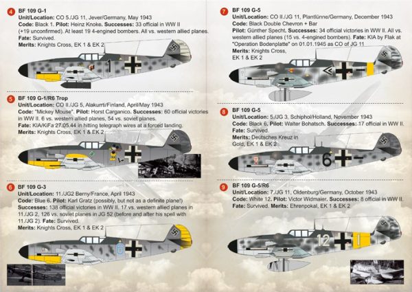 1/72 Me 109 G High Altitude Aces