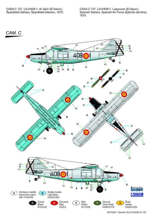Dornier Do-27 German, Spanish and Belgian Service