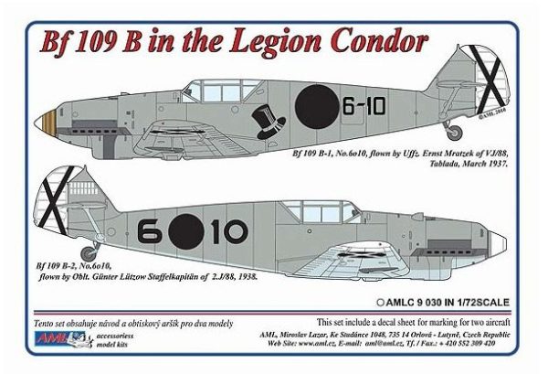1/72 Messerschmitt Bf 109 B in the Legion Condor