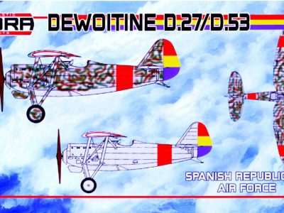 1/72 Dewoitine D.27/D.53 Spanish Republican AF