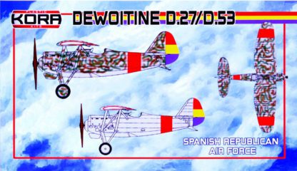 1/72 Dewoitine D.27/D.53 Spanish Republican AF
