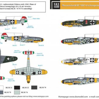 1/72 Messerschmitt Bf-109 F-4 in Hungarian Service Vol II