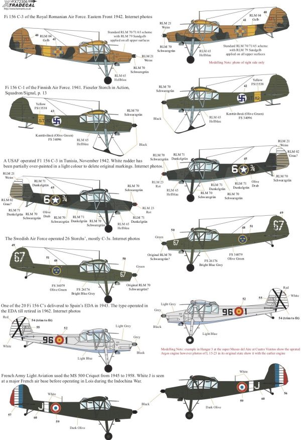 1/72 Fieseler Fi-156 Storch and MS-500