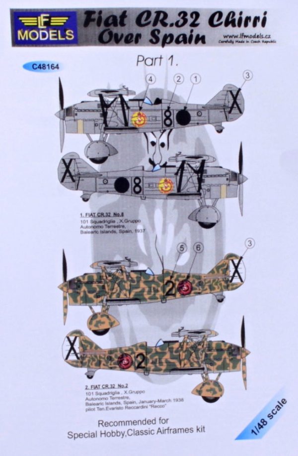1/48 Fiat CR.32 Over Spain Part 1