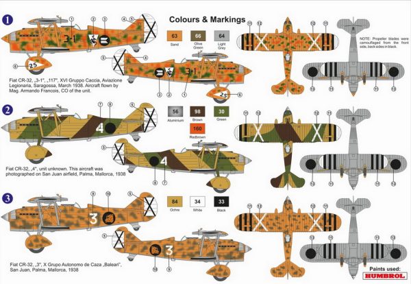 1/72 Fiat C.R. 32 Chirri Over Spain