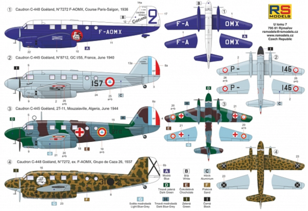 1/72 Caudron C-445/C-448 Goeland