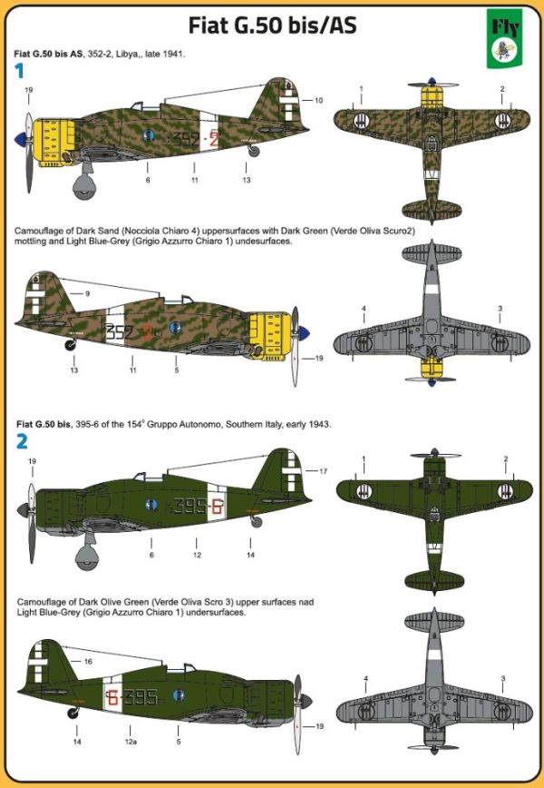 1/72 Fiat G.50 Bis/AS