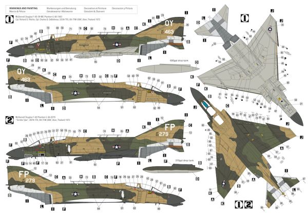 1/72 F-4D Phantom II- Vietnam Aces 2
