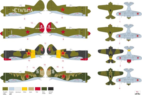 Polikarpov I-16 Stalin's Falcons Part 3