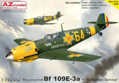 AZM7671 Messerschmitt Bf 109E 3a In Romanian Service - Nekomodels maquetas