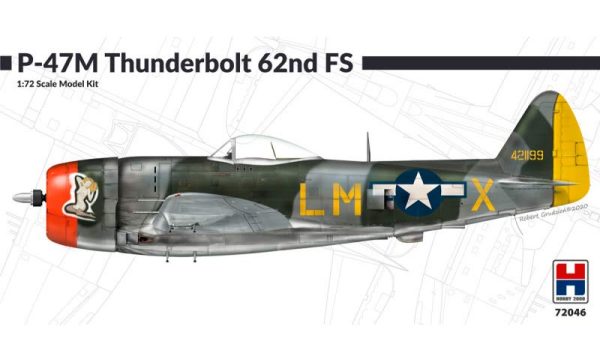 1/72 P-47 M Thunderbolt 62nd Fighter Group