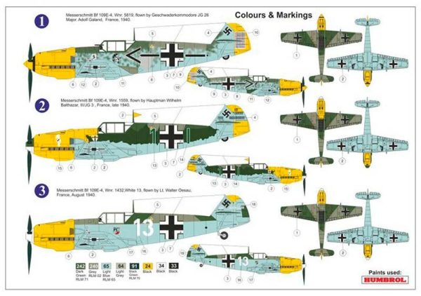Bf-109 E-4 Aces over Channel