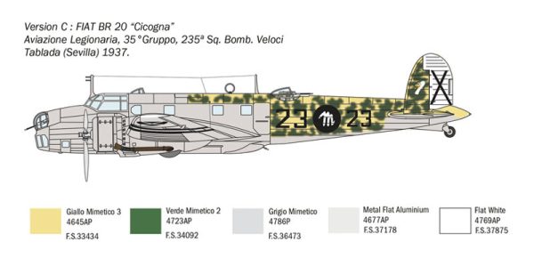 Fiat BR.20 Cicogna Battle of Britain 80th Anniversary