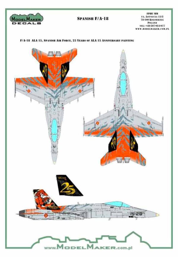 Spain F/A-18 25 years of ALA15