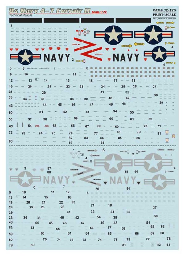 A-7 Corsair II Part 2 and Stencils