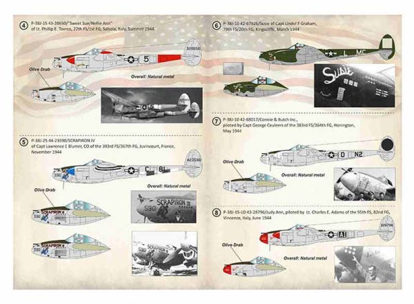 P-38 J Lightning Aces over Europe 1944-1945