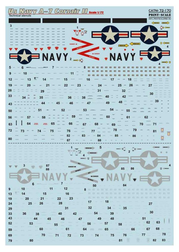 A-7 Corsair II Part 3 and Stencils