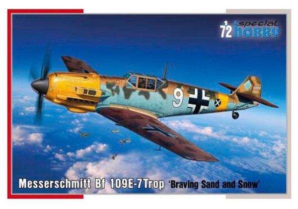 Bf 109 E-7 Trop Braving sand and snow