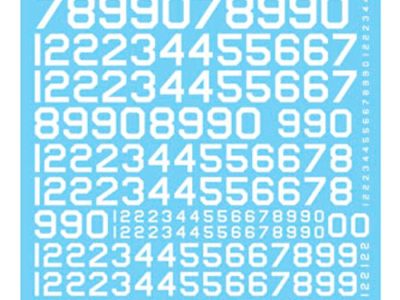 US Code Numbers White