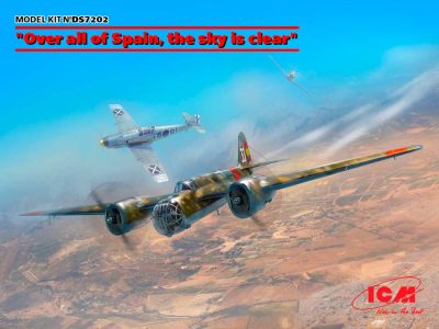 Over all of Spain, the sky is clear
