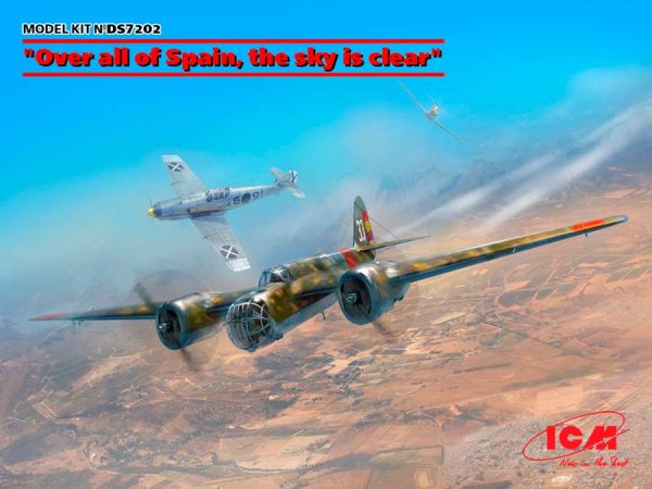 Over all of Spain, the sky is clear