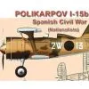 Polikarpov I-15 BIS Spanish Civil War Nationalists