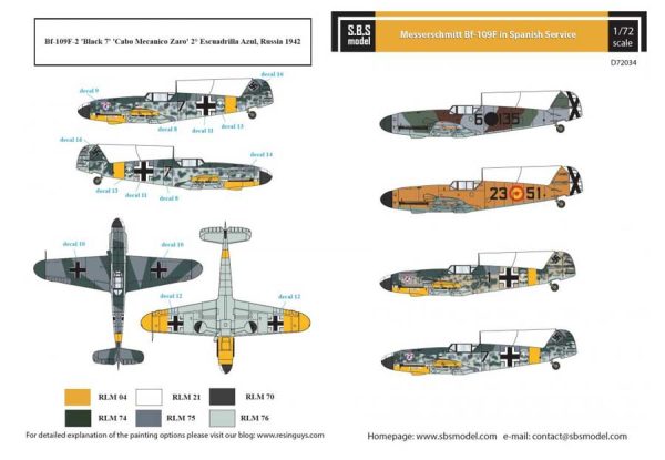 Messerschmitt Bf 109 F Spanish Air Force