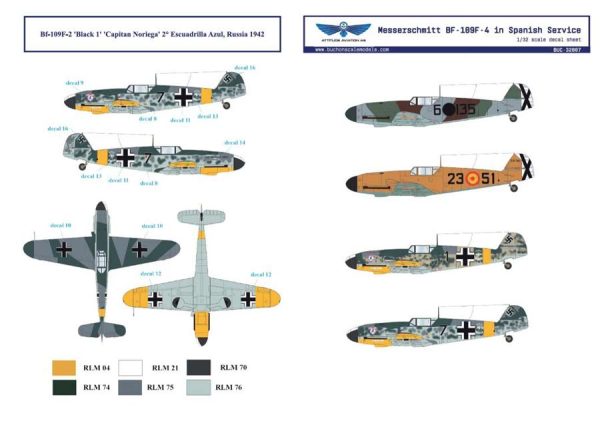 Messerschmitt Bf 109 F Spanish Air Force