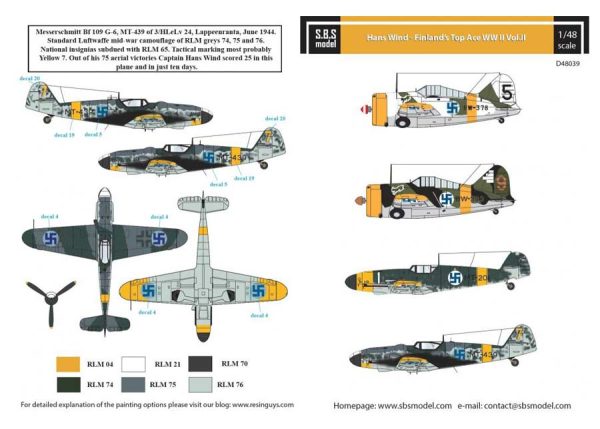 Hans Wind Finland's Top Ace WW II Vol.II