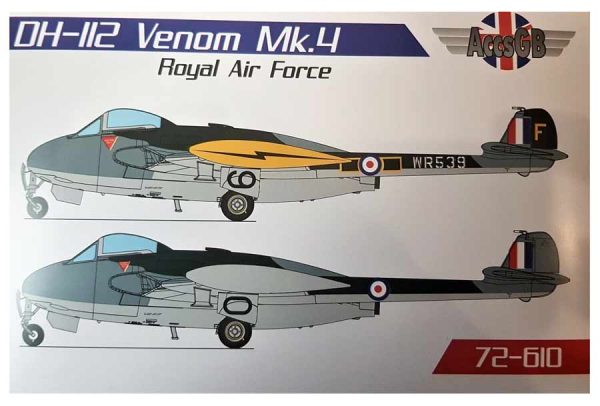 DH-112 Venom MK.4 RAF