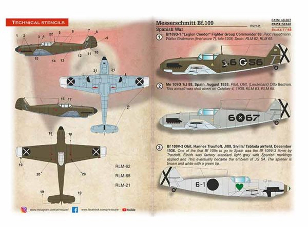 Messerschmitt Bf 109 B-D in Spanish Civil War Part 2