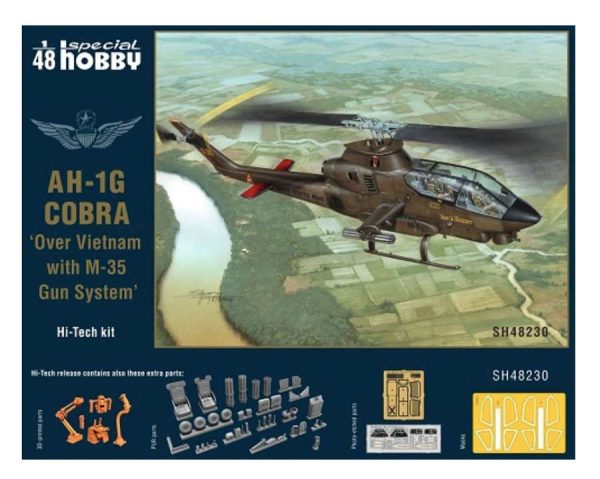 AH-1G Cobra Over Vietnam with M-35 Gun System Hi-Tech