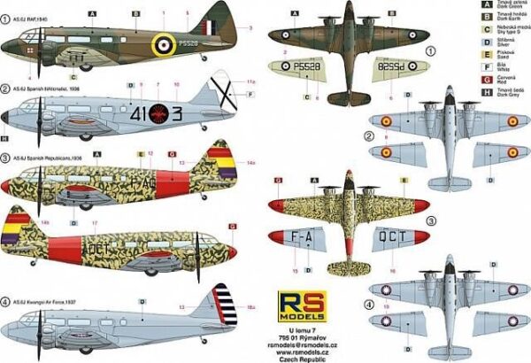 1/72 Airspeed Envoy