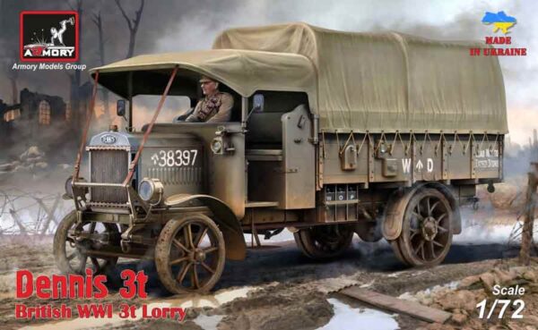 Dennis 3t - British WWI Lorry With Cargo Body