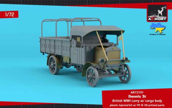 Dennis 3t - British WWI Lorry With Cargo Body - Imagen 3