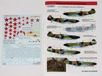 Lavochkin fighters WWII  La-5F, La-5FN, Lagg-3 and La-7