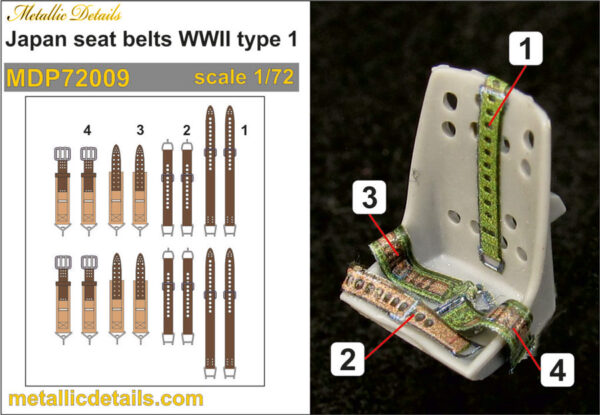 Japan seat belts WWII type 1 - Imagen 2