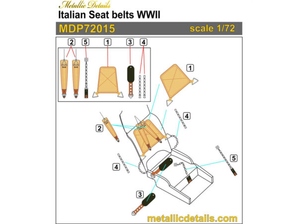 Italian seat belts WWII - Imagen 2
