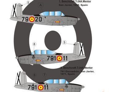 Beechcraft T 34A Mentor Over Spain Pt.2