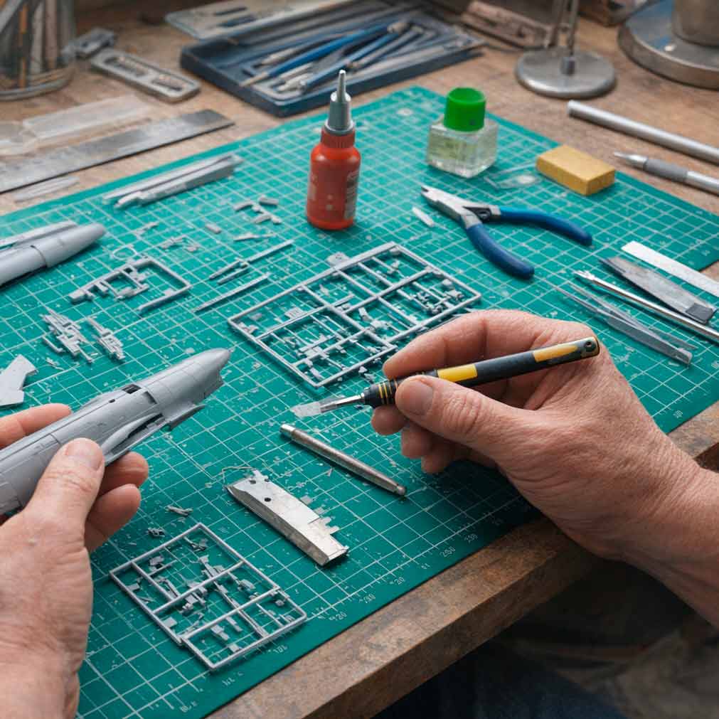 construyendo una maqueta